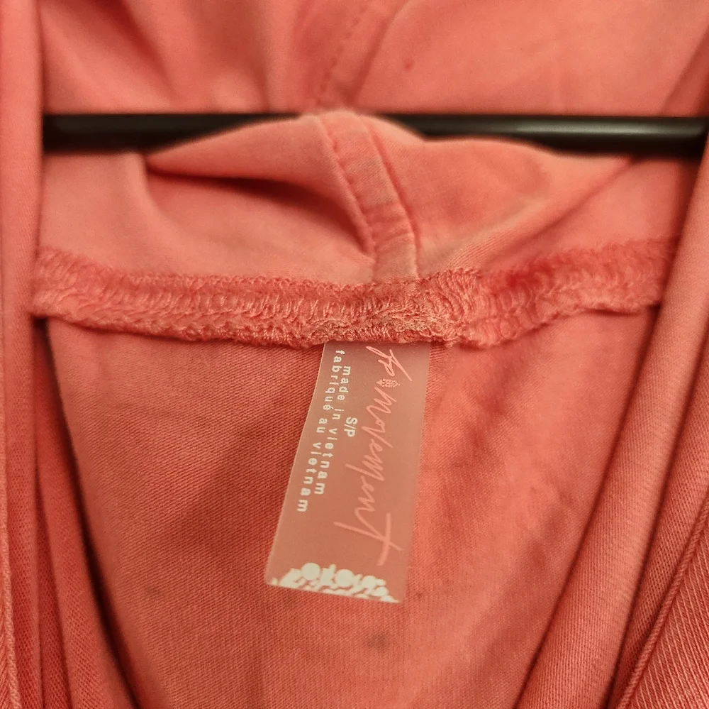 EUC Free People Movement Hot Shot Layered Hoodie Size Small Flaw See Below - Picture 4 of 5